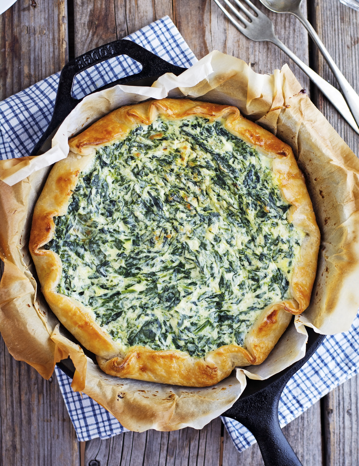 The Iron You (Easy) Spinach Ricotta Quiche