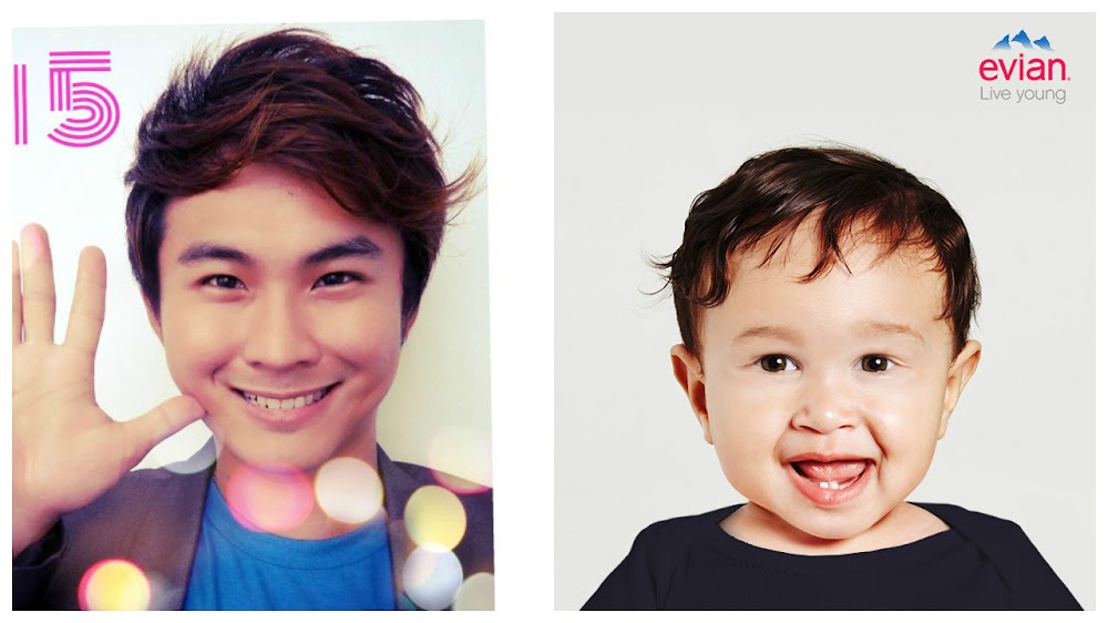 Evian's "Baby & Me" App Create a baby version of your face