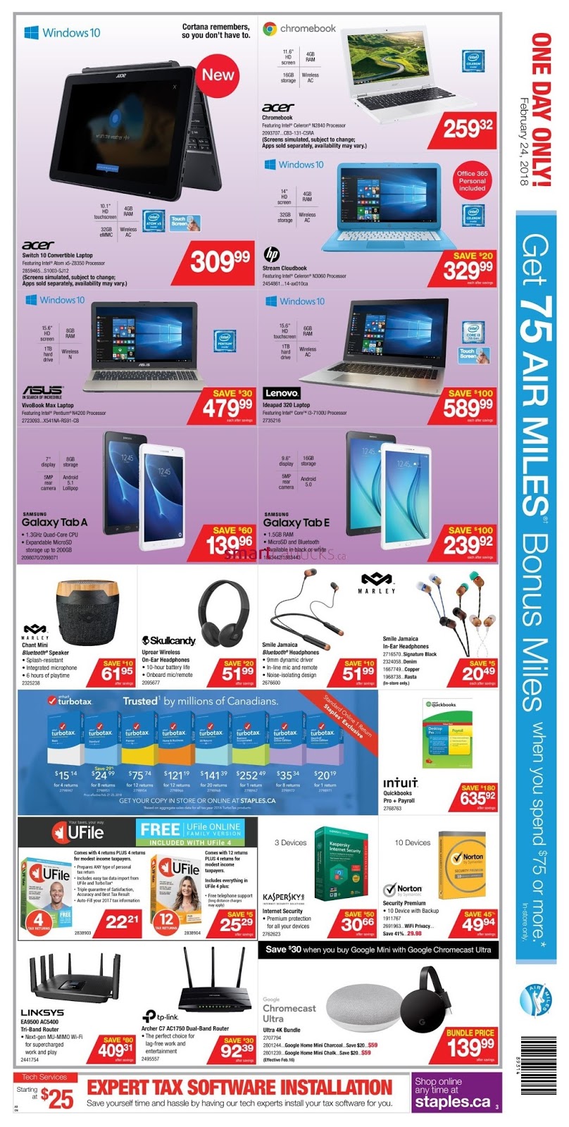 staples weekly flyer canada february 28 march 6 2018 staples online flyer canada
