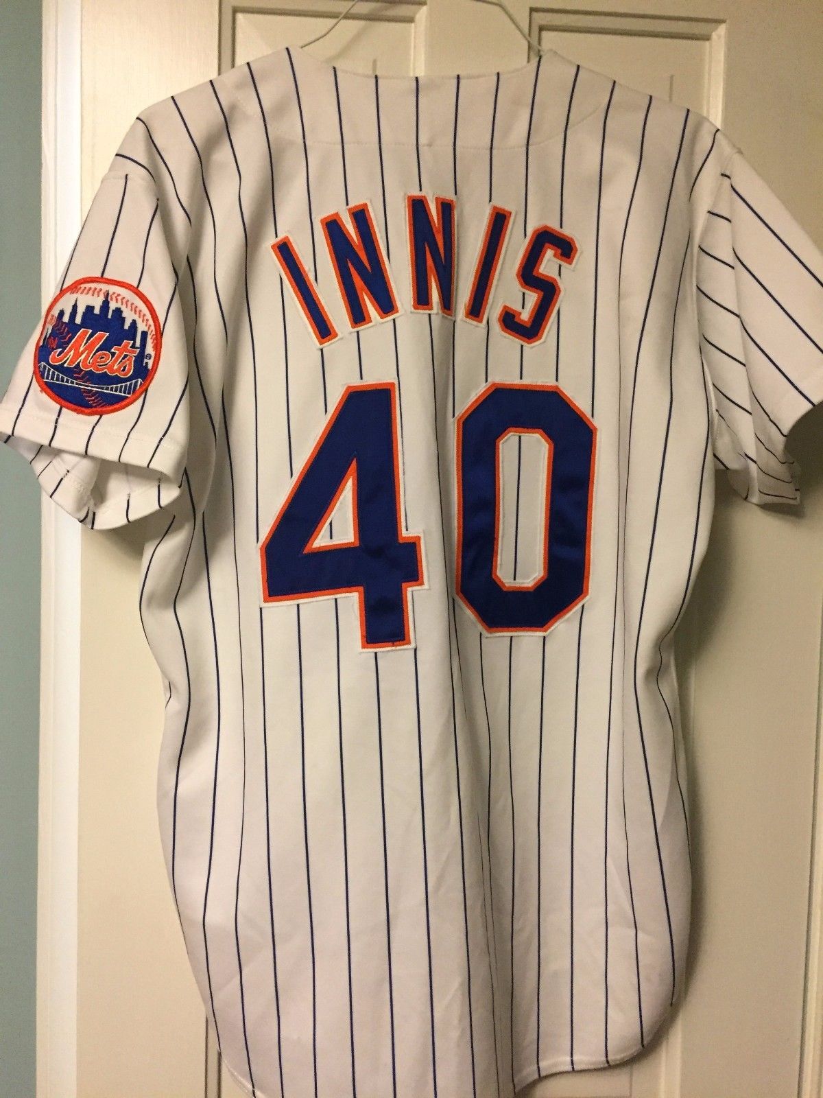 Mail day, Grail day! Game used 1993 Jeff innis Mets jersey! : r