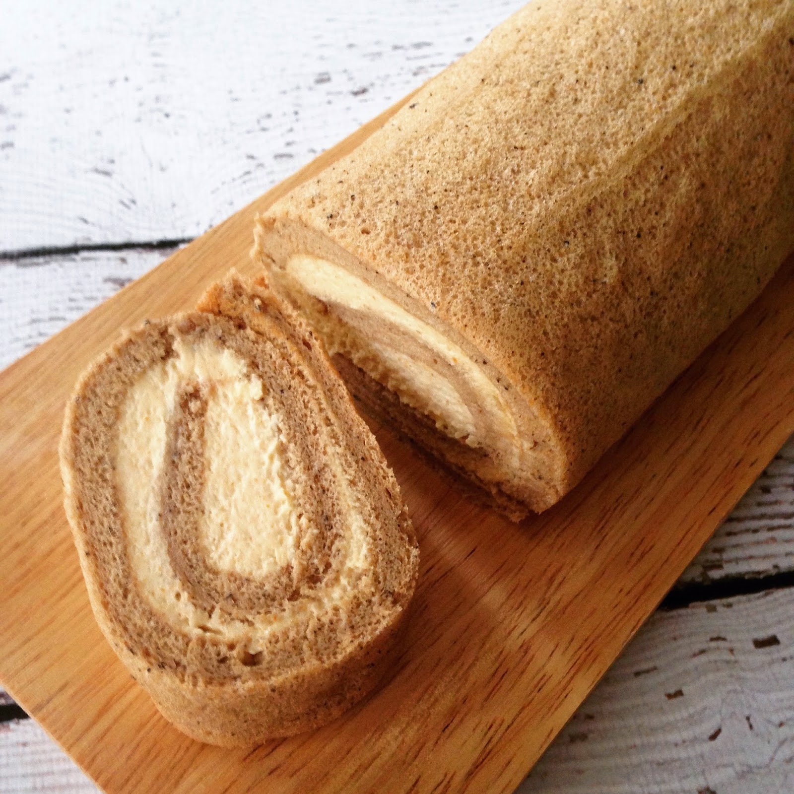 The Humble Hostess 紅茶戚風蛋糕卷 Black Tea Chiffon Cake Roll