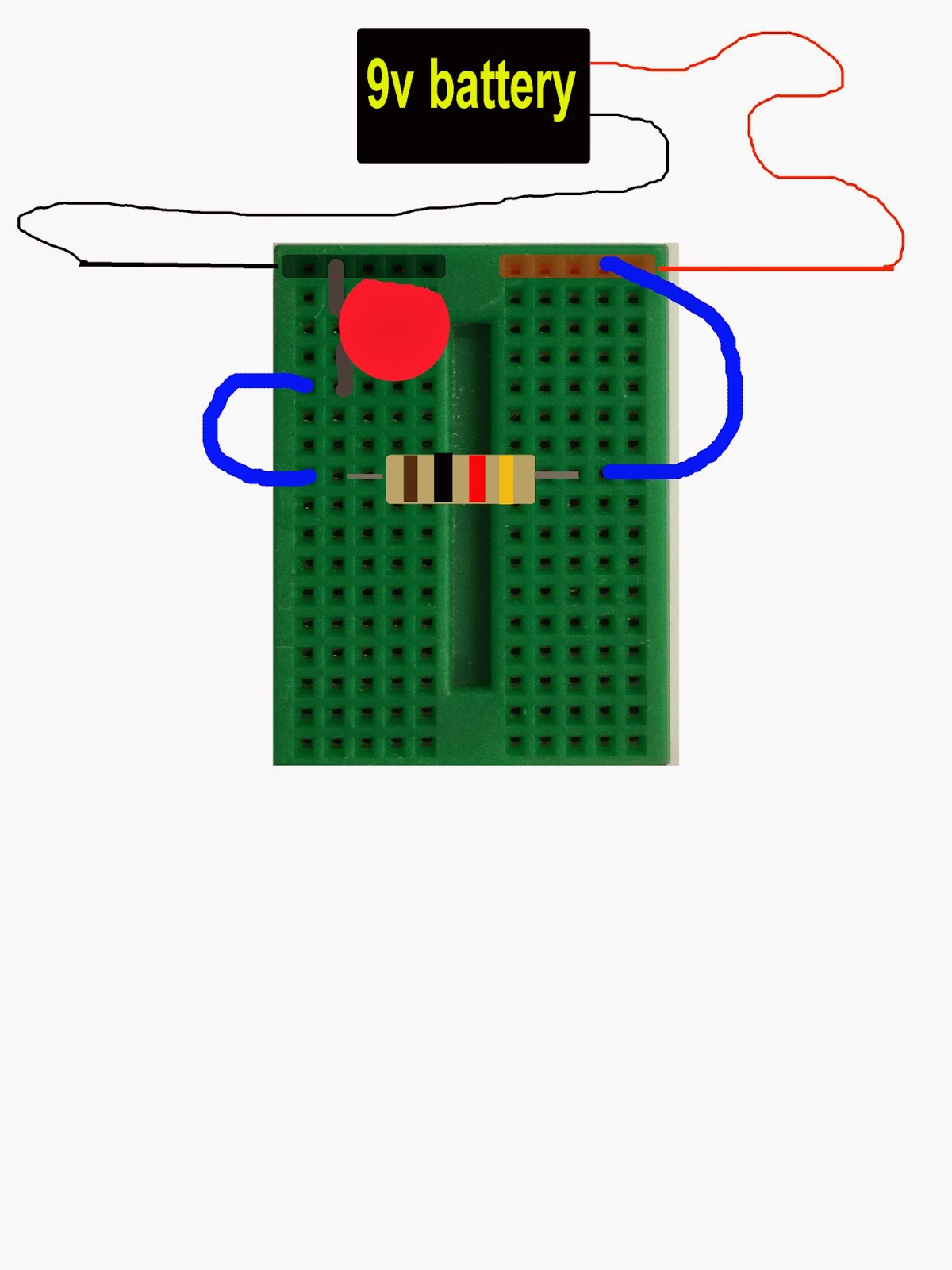 Electronics Blog.: Mini Breadboards. How to use them
