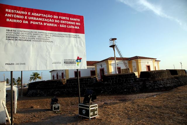 Governo inicia revitalização do Forte de Santo Antônio‏. Foto: Handson Chagas