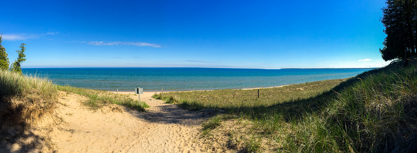 Pet Beach on the Red Trail at Whitefish Dunes State Park in Door County