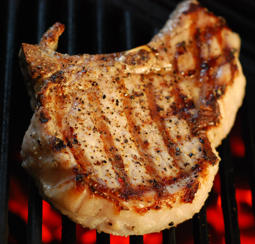 Nibble Me This: Quick Grilled Pork Chops