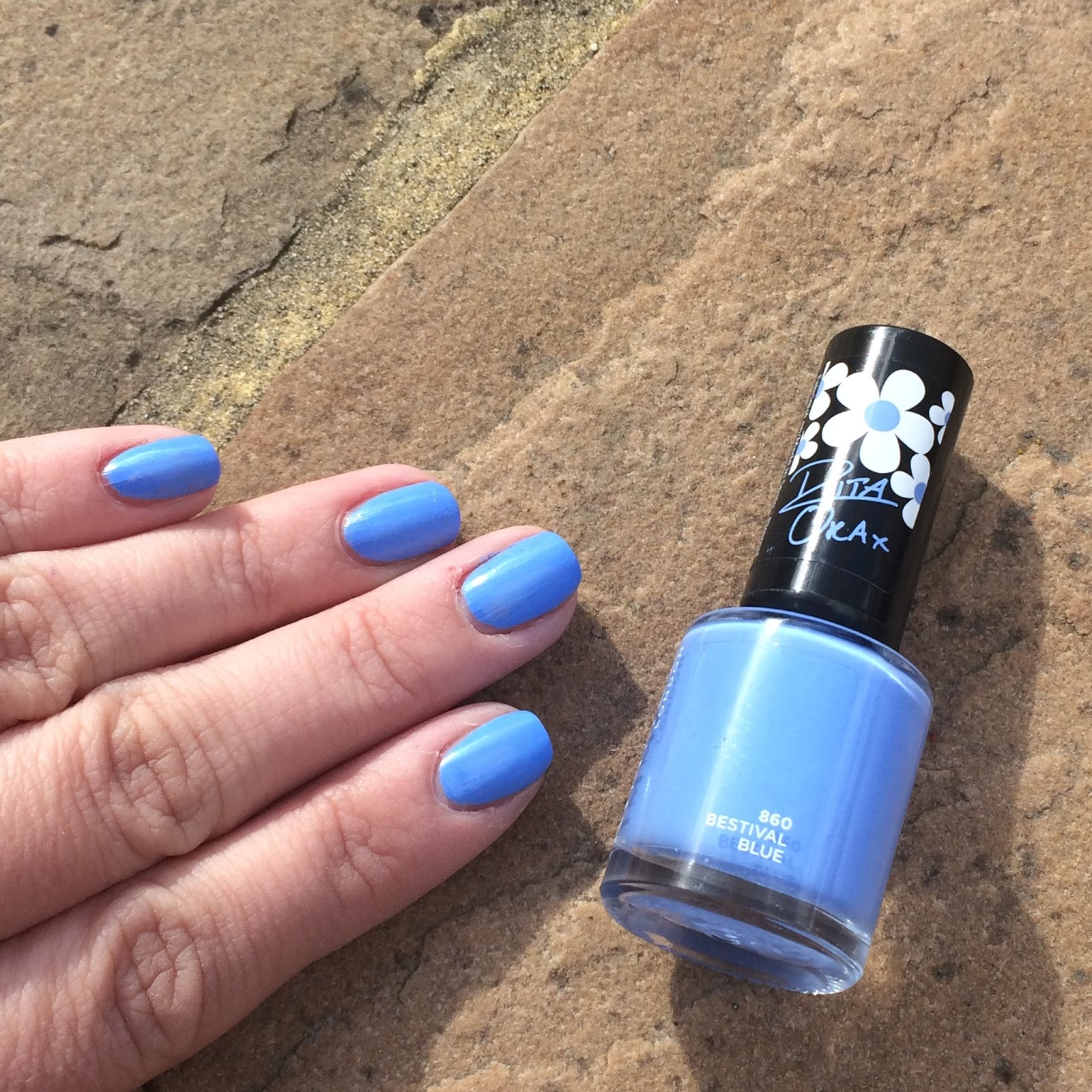 Rimmel Rita Ora Nail Polish 860 Bestival Blue
