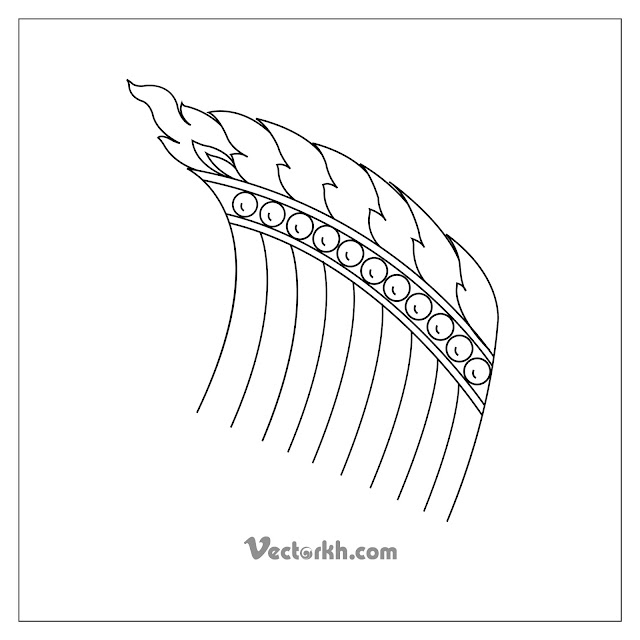 Kbach Khmer (Khmer art) Free Vector by www.vectorkh.com ~ vectorkh