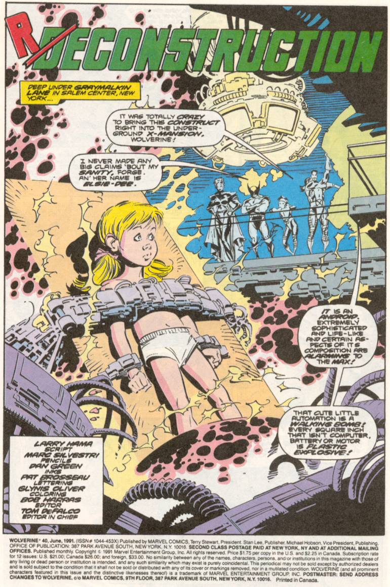 Read online Wolverine (1988) comic -  Issue #40 - 2