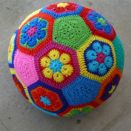 How to make an African Flower soccer ball