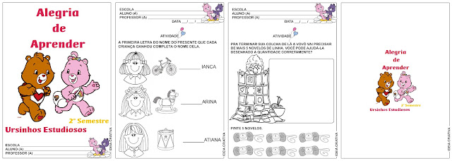 Alegria de Aprender Ursinhos Estudiosos