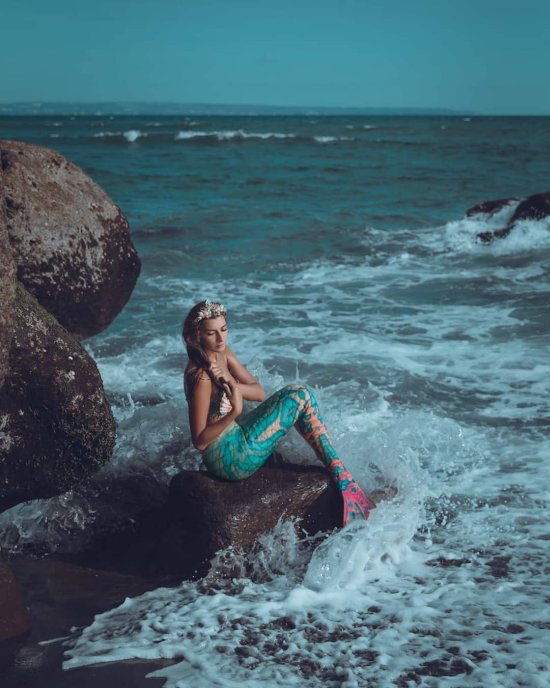 Mais fotografias com belas modelos como fadas, sereias e seres fantásticos de Merle Harms Merle Harms kristalkind instagram arte fotografia mulheres fashion fantasia modelos cosplay magia