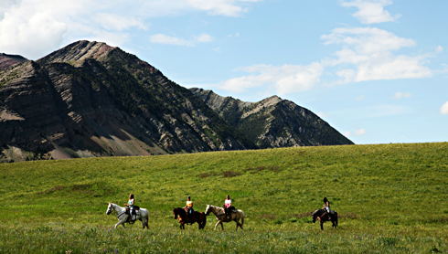 horseback riding alberta rocky mountains travel photography