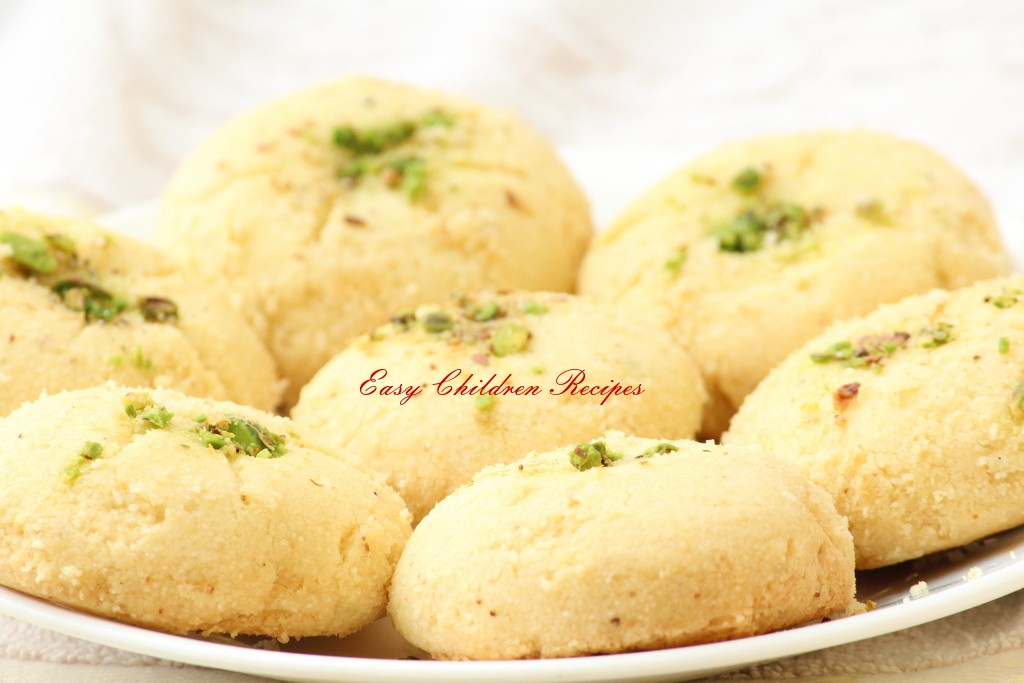 Easy Children Recipes NANKHATAI / SEMOLINAGRAM FLOUR COOKIES