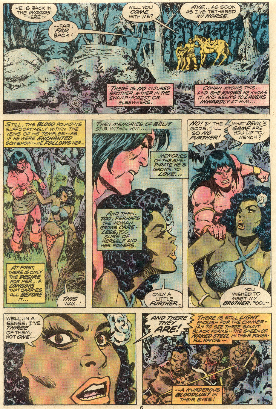 Read online Conan the Barbarian (1970) comic -  Issue #82 - 5