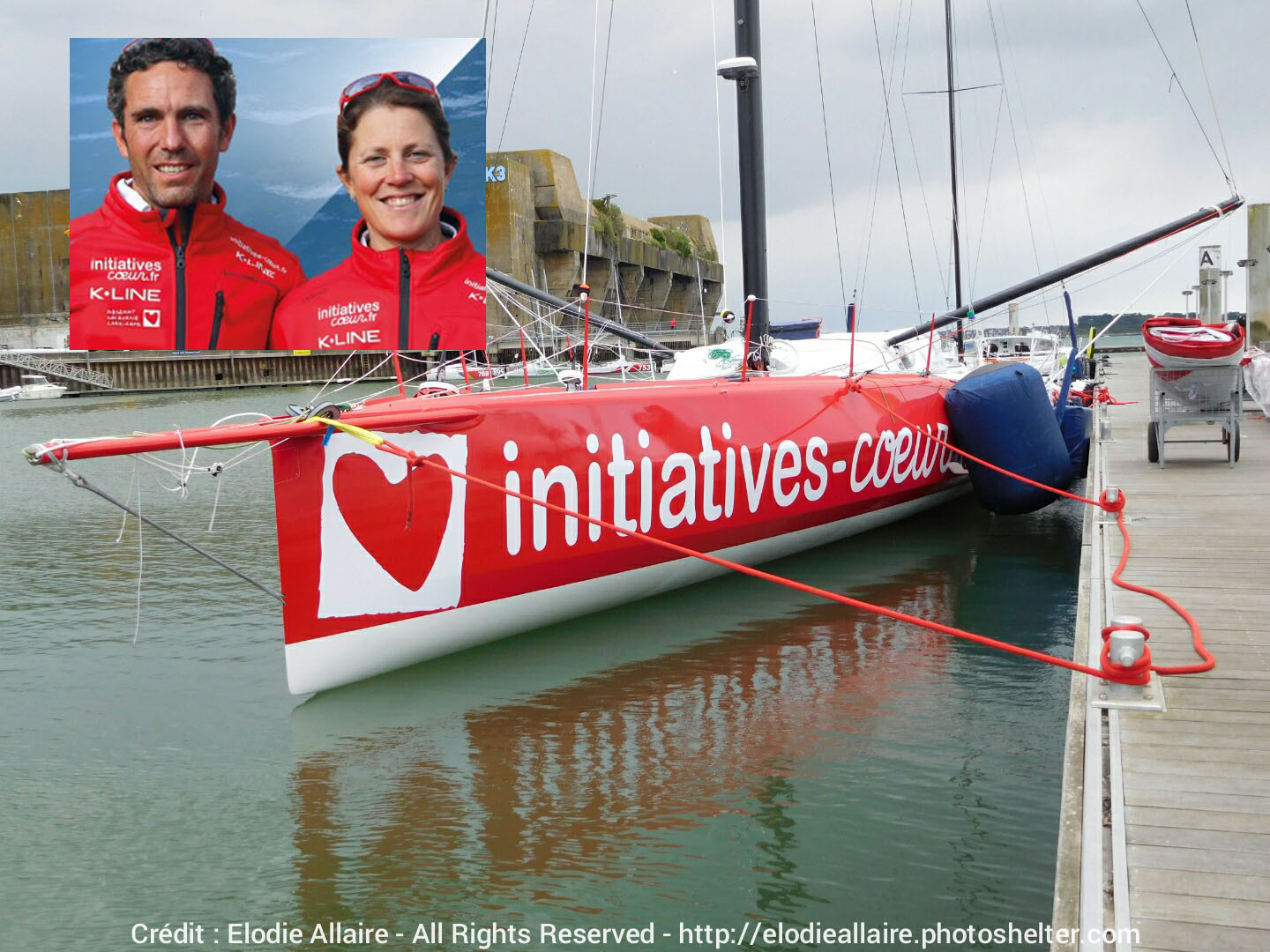 Imoca Le Vendee Globe 2020 Pour Sam Davies Tanguy De Lamotte Lui Passe La Barre Scanvoile
