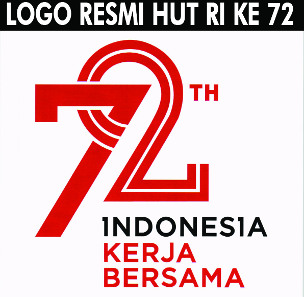 Logo Tema Resmi HUT RI ke 72 - Senkom Mitra Polri Sidoarjo 
