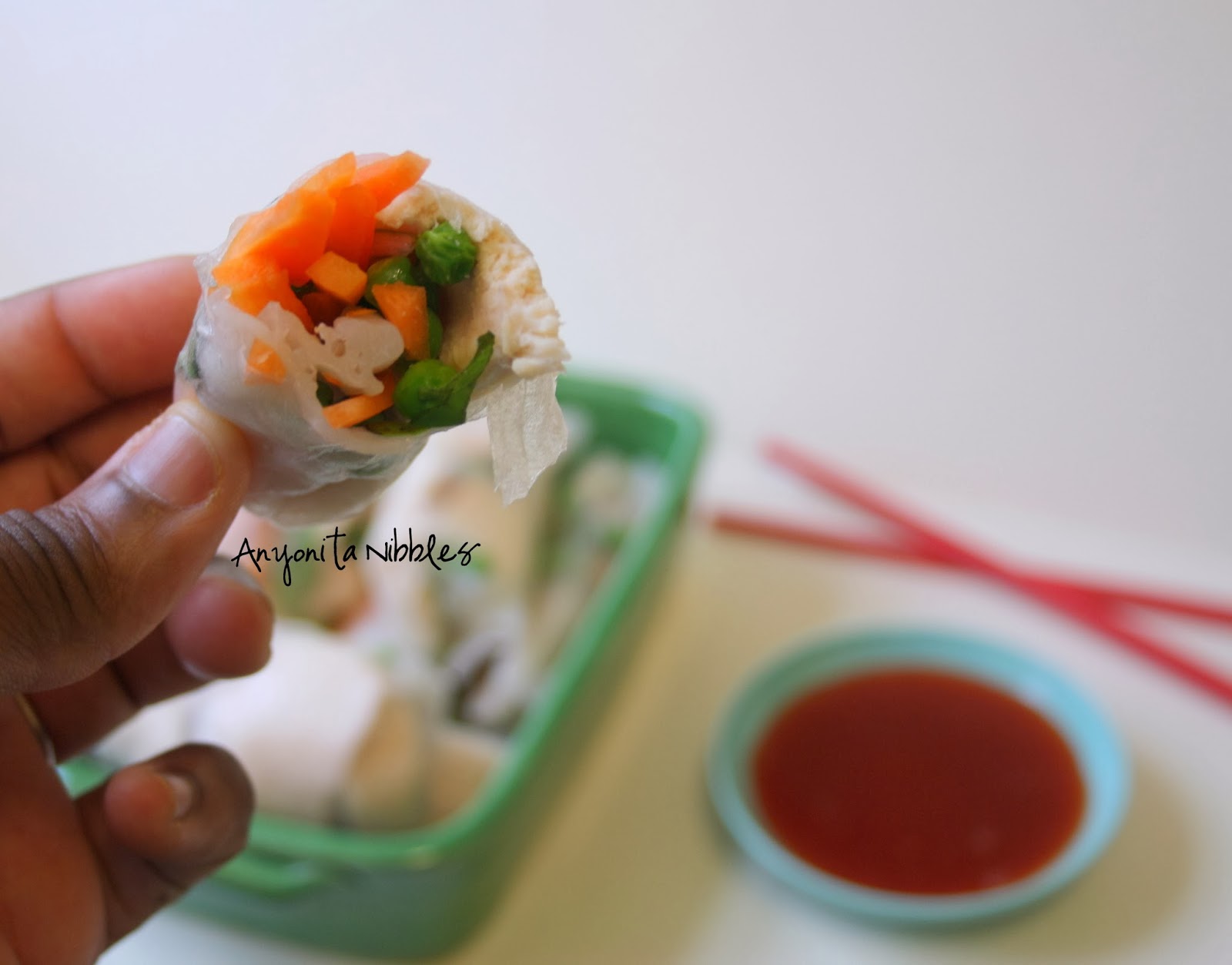 Anyonita Nibbles GlutenFree Recipes Gluten Free Chicken Rice Paper