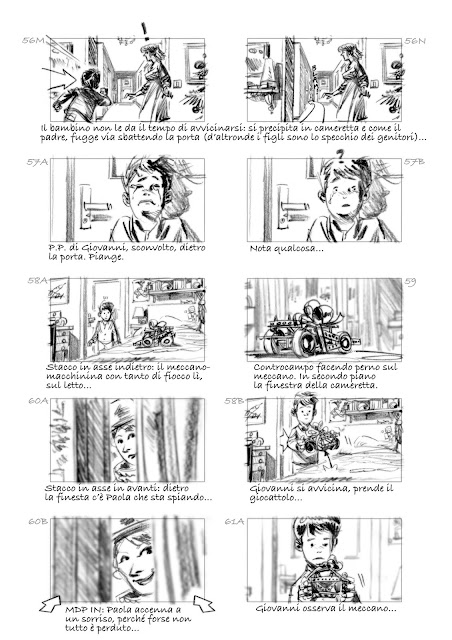 #storyboard La befana vien di notte