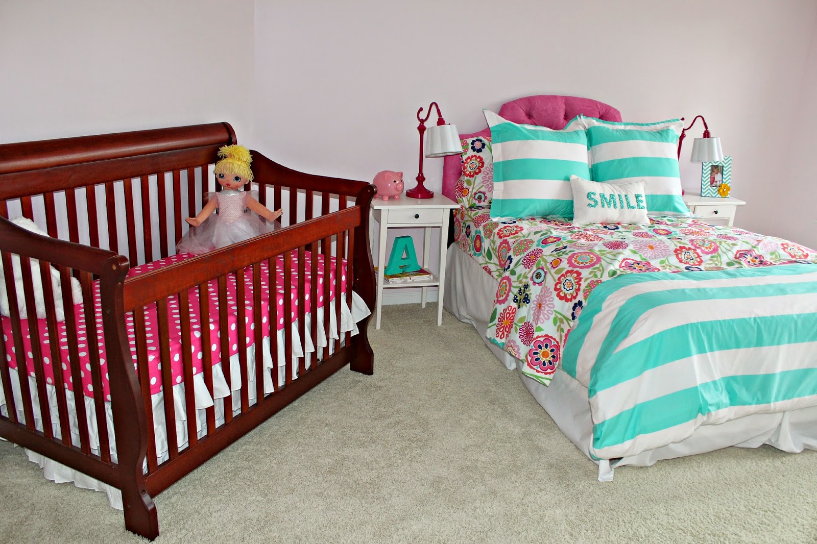 carolina on my mind Hadley's Nursery/Big Girl Bedroom Crib Bedding