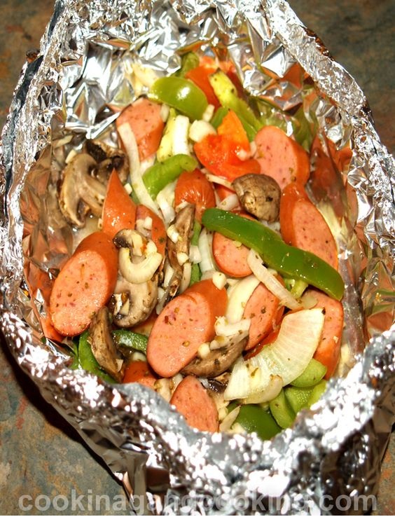 Sausage and Vegetables in Foil Packet Recipe
