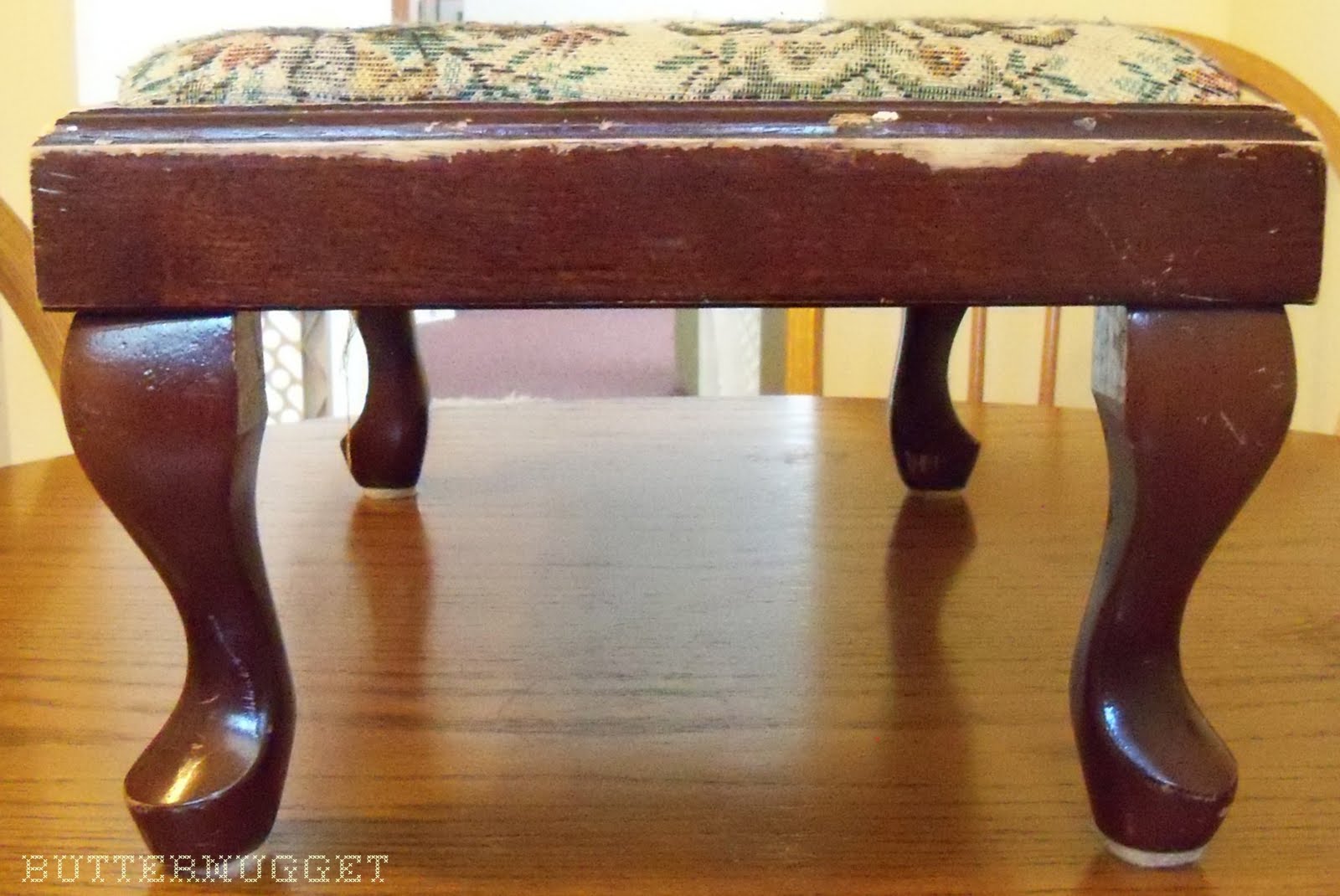 ButterNugget Foot Stool Reupholster