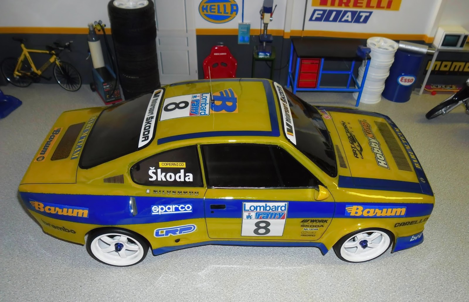 Vip Rc Body Skoda 130rs