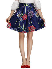 Model dan desain rok pendek wanita remaja motif bunga terbaru