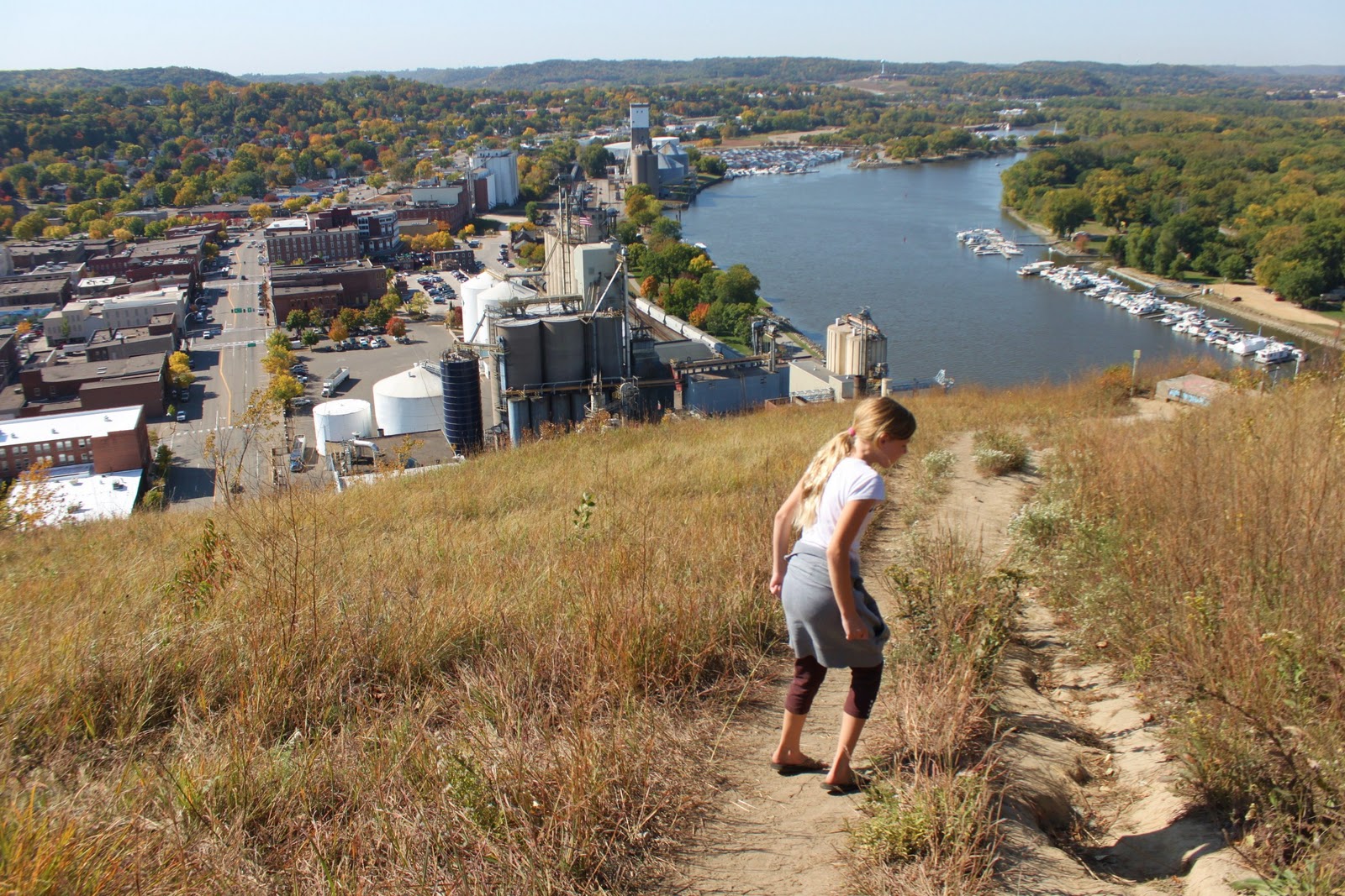Russman's spot Hiking Barn Bluff Red Wing