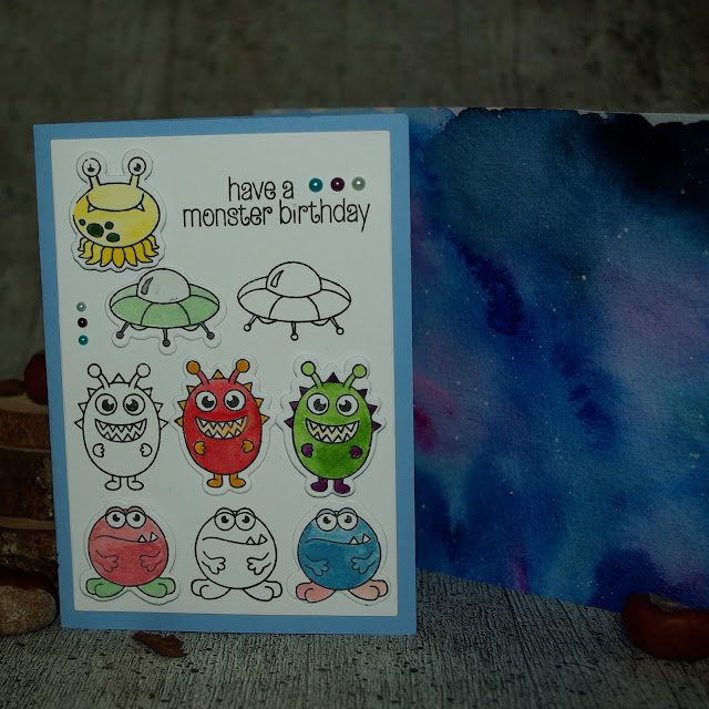 [DIY] Have a Monster Birthday! Monstermäßige Geburtstagskarte