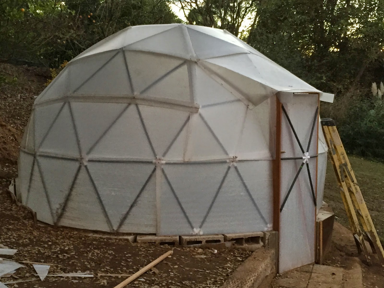 Геокупол своими руками из труб