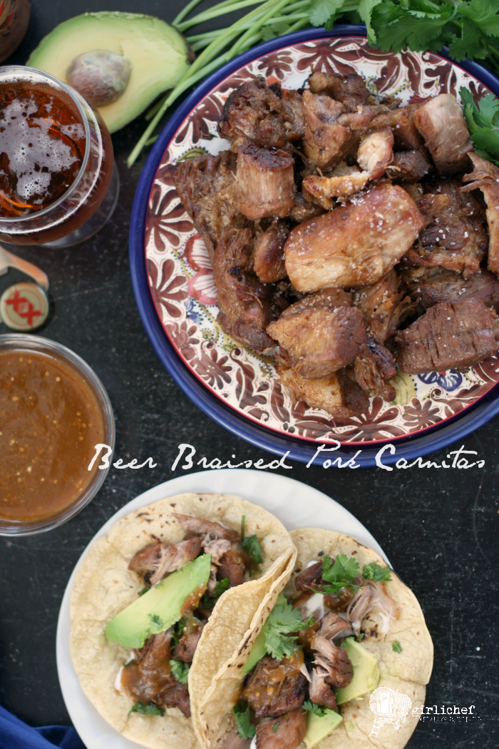 Beer Braised Pork Carnitas BeerMonth All Roads Lead to the Kitchen