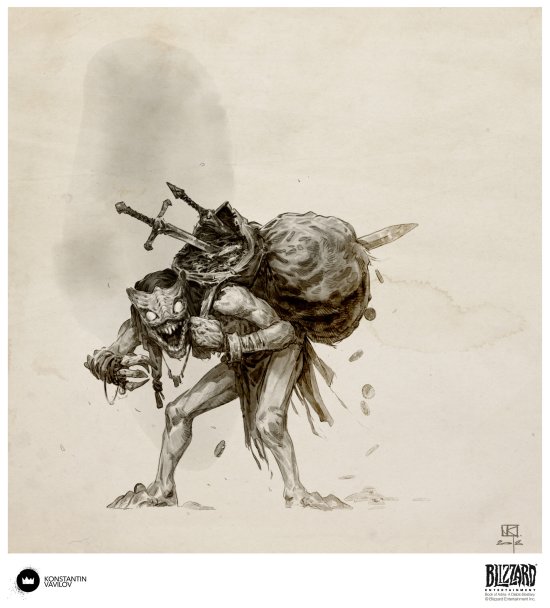 As sombrias ilustrações de fantasia e terror para games de Konstantin Vavilov Konstantin Vavilov artstation arte ilustrações sombrio terror fantasia games diablo book adria buried city