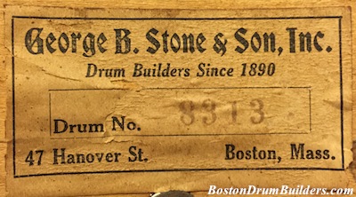 Stone Master-Model Drum Label