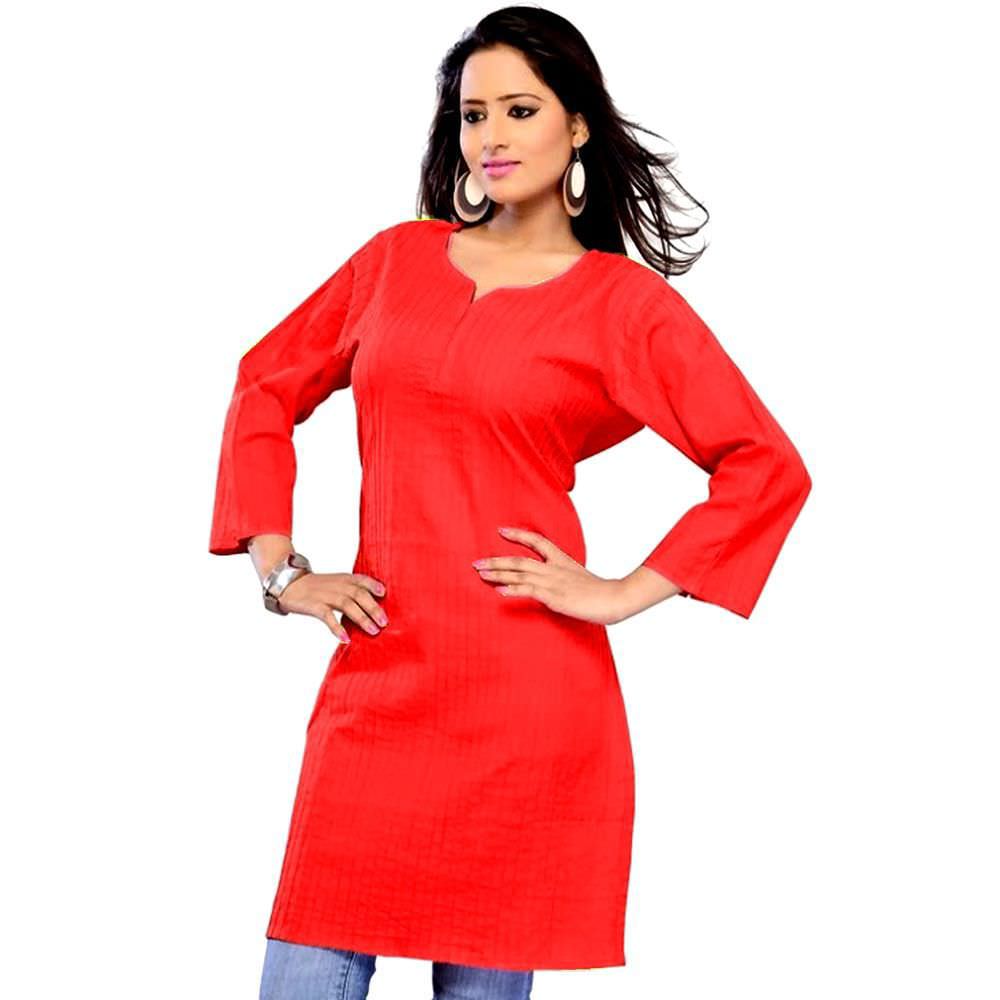 10 Red Kurtis Every Girl Would Love To Have In Her Wardrobe