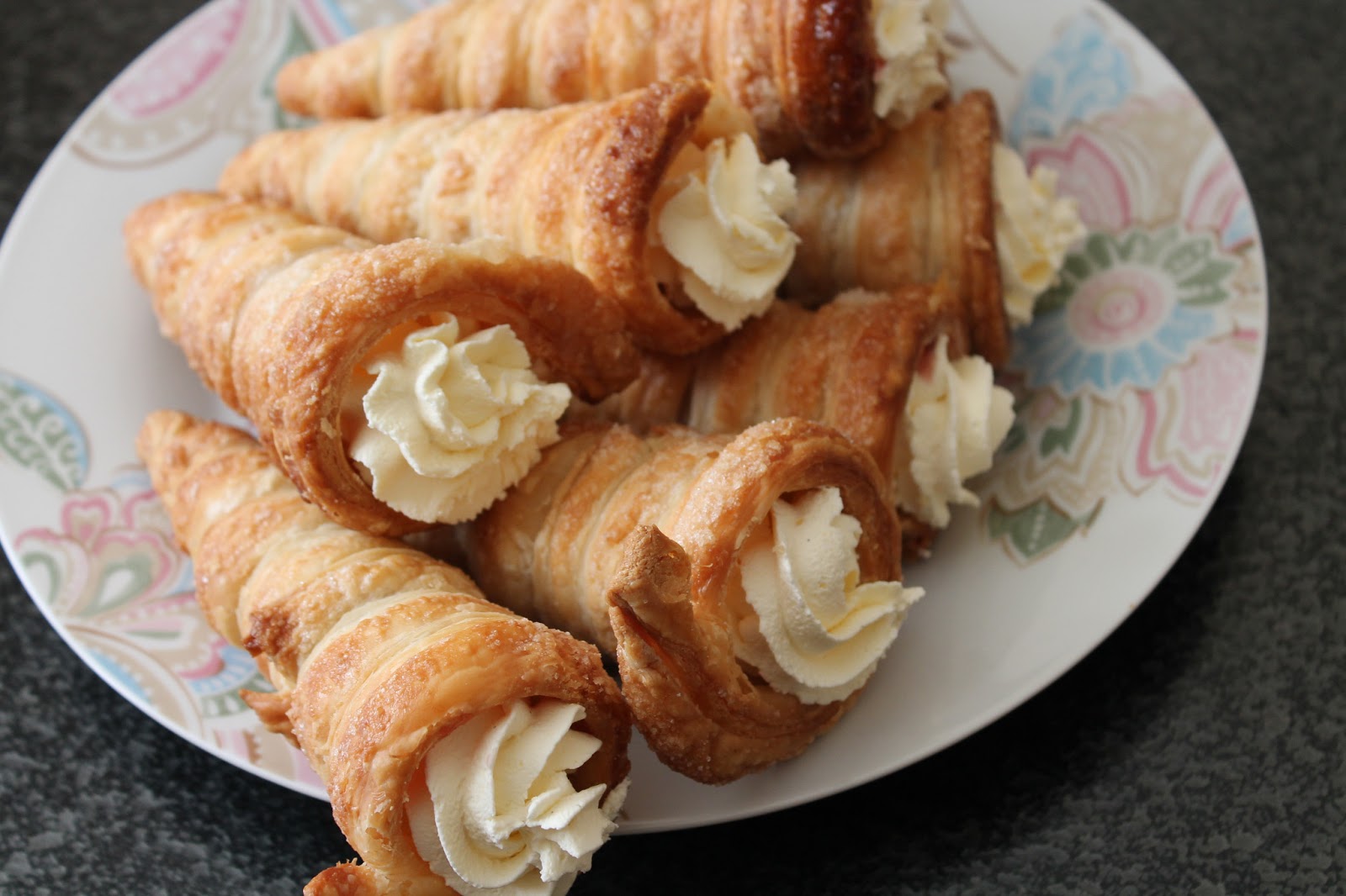 Aurea Femella Bakes Cream Horns With Creme Chantilly