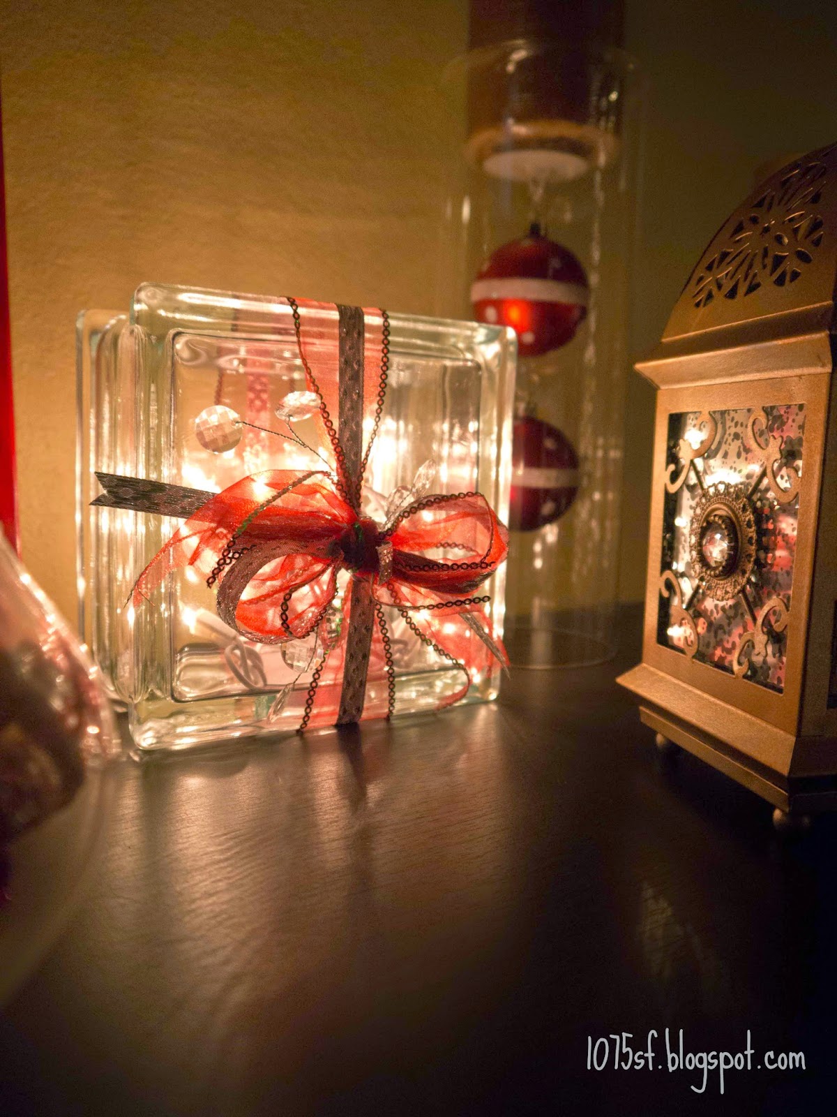 1075sf diy light up glass blocks