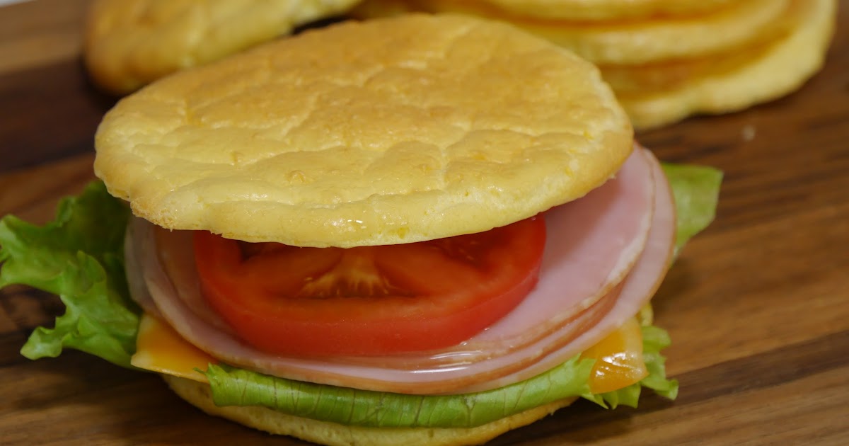 TabiEats: Cloud Bread Sandwich (Low Carb and Gluten Free Recipe)