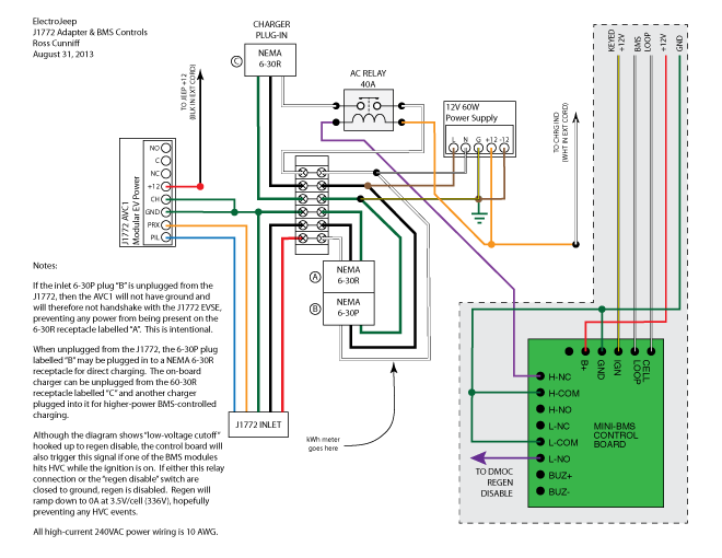 Sae J1772 Connector Wiring Diagram