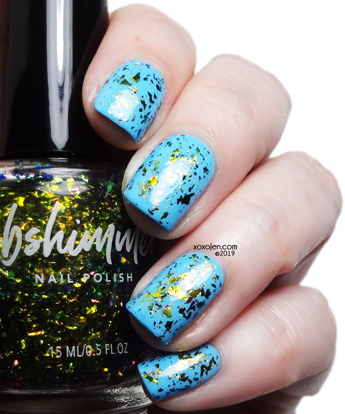 xoxoJen's swatch of KBShimmer Party Like A Guac Star