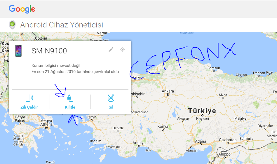 android kilit ekran sifresi kaldirma