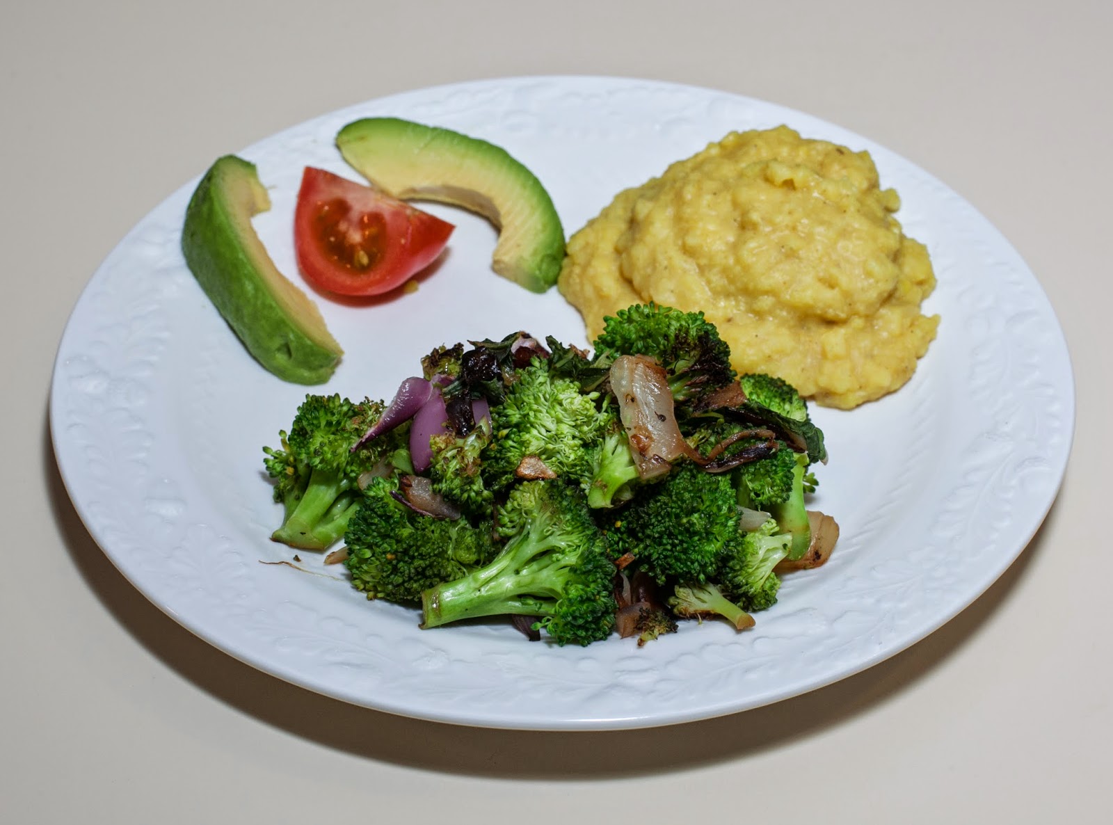 Dinner with Dilip Thick Moong Dhal with Sauteed Broccoli (No Added Fat)
