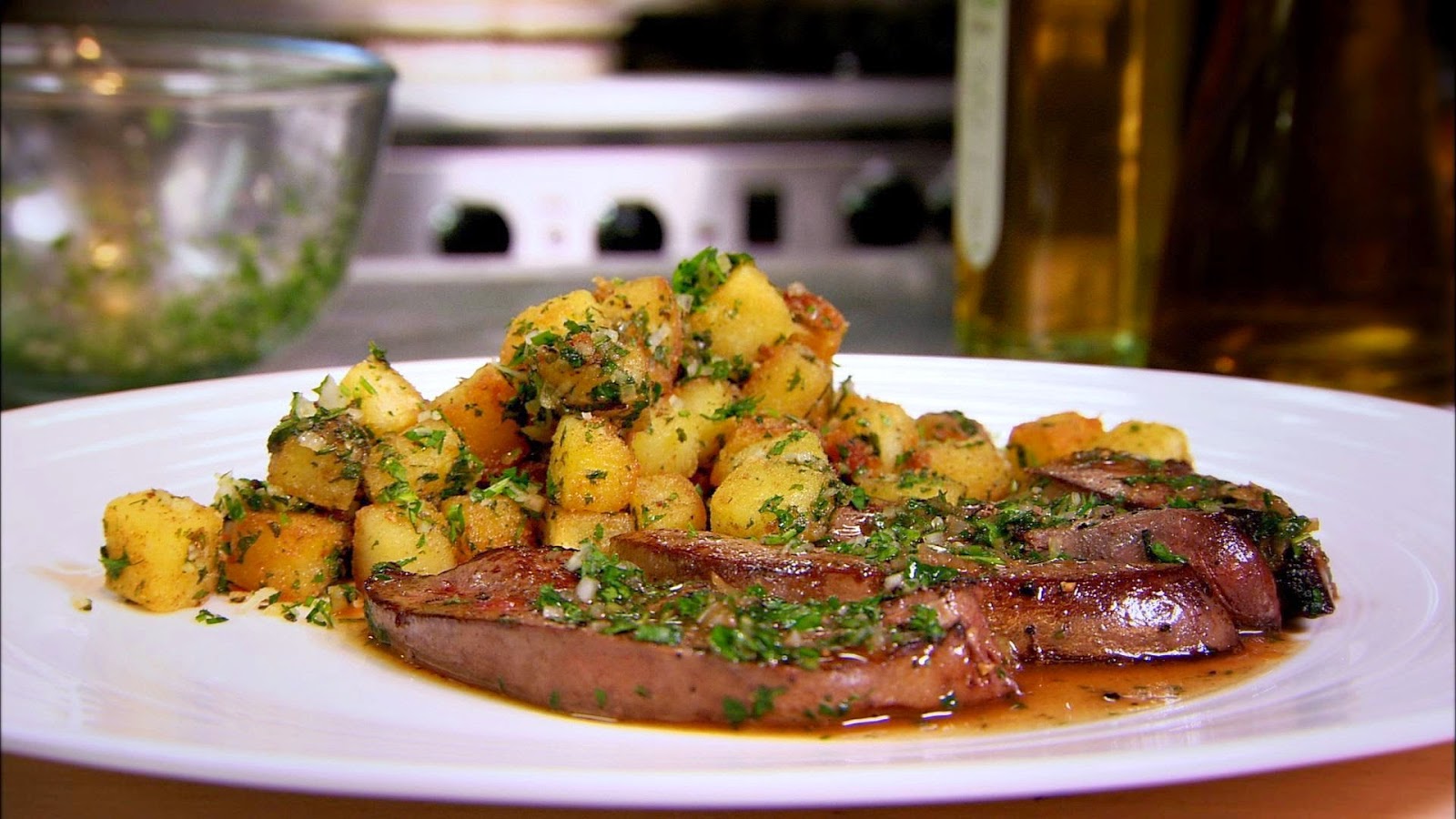 Sonia's Suppers Calf's Liver with Garlic and Parsley