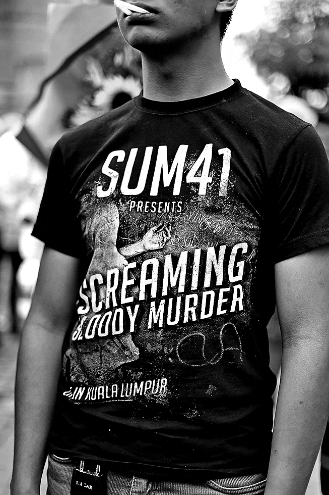 Sum 41 t-shirt screaming bloody murder