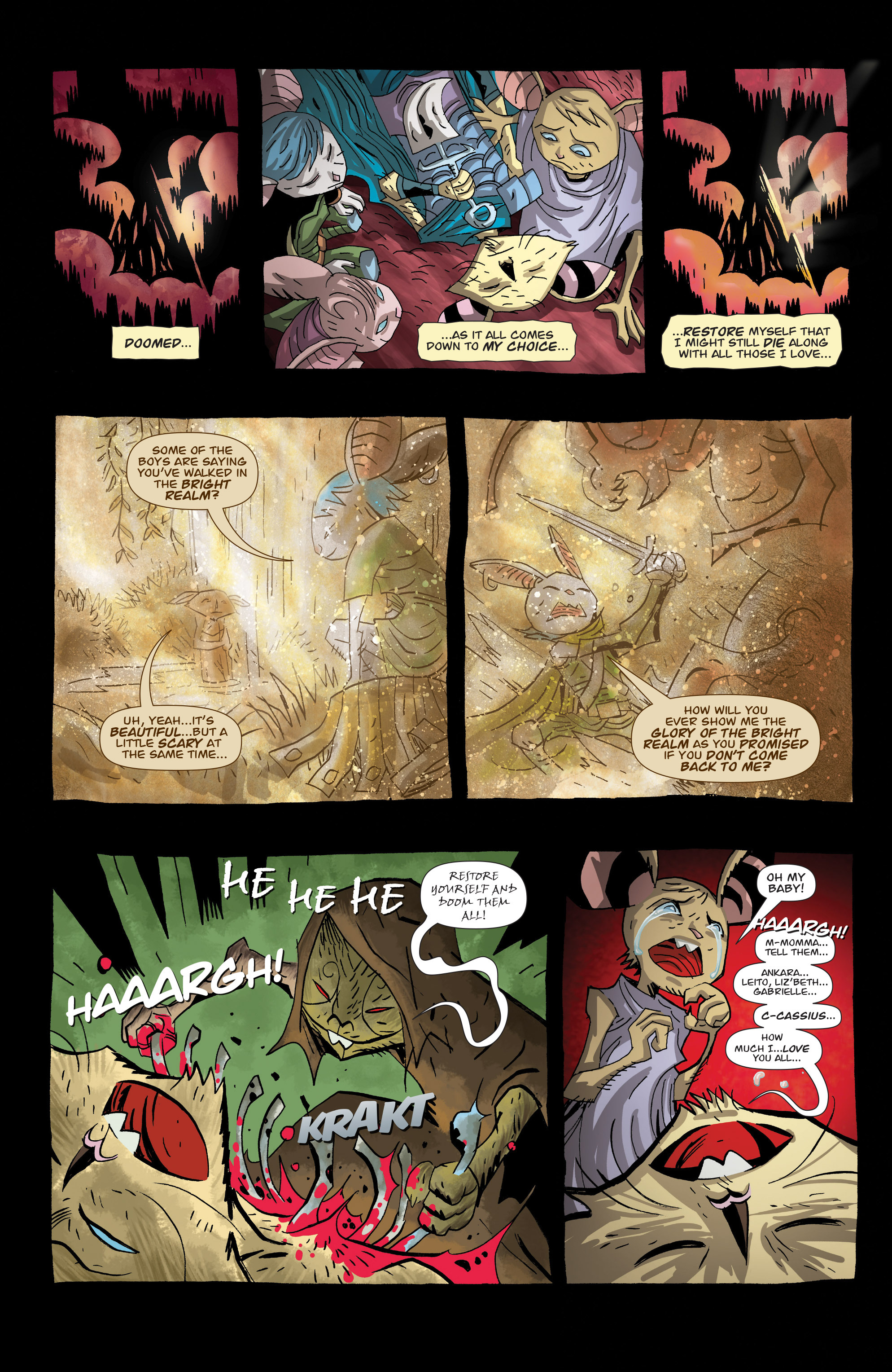 Read online The Mice Templar Volume 5: Night's End comic -  Issue #4 - 33