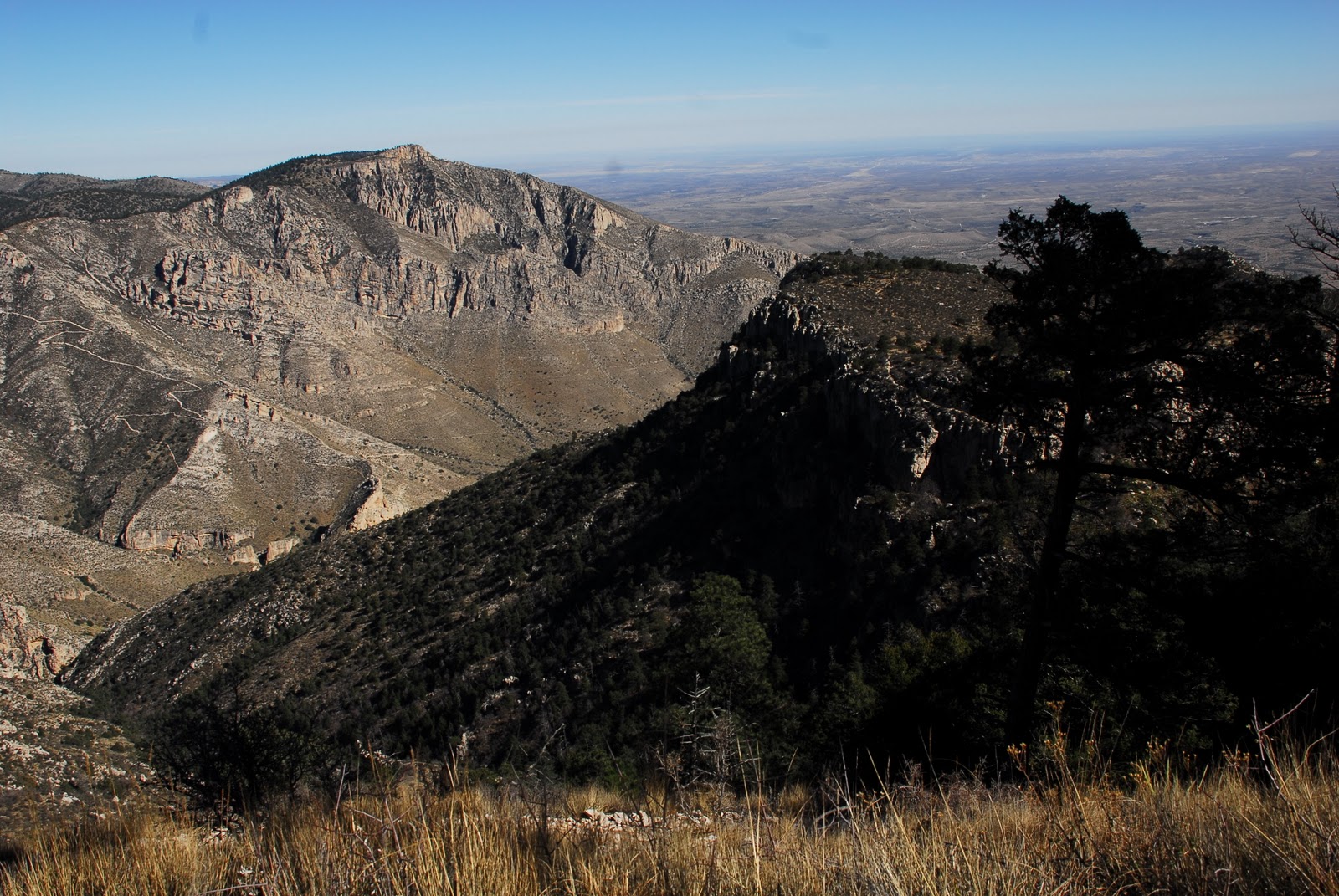 Texas Mountain Trail Daily Photo View along the Guadalupe Peak Trail