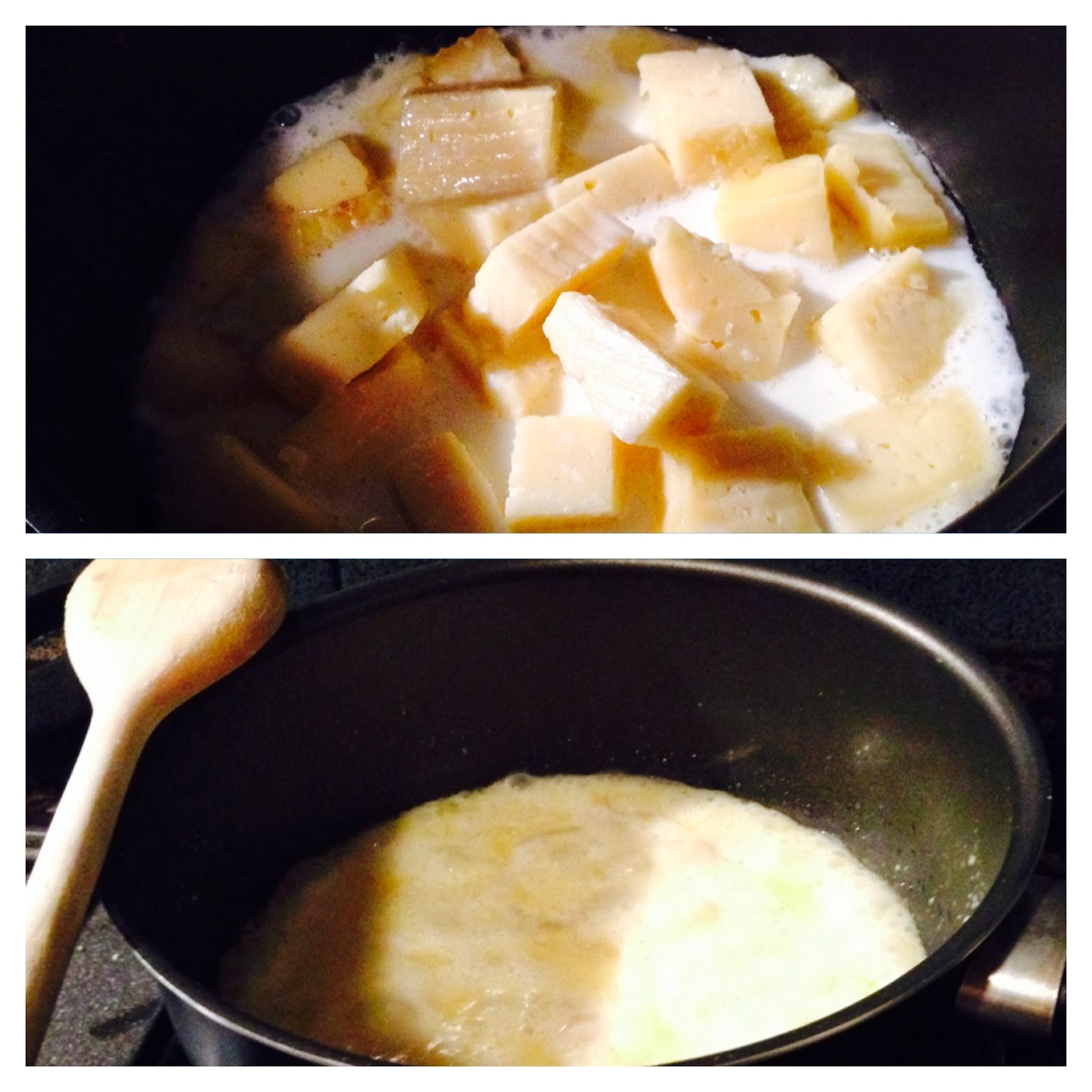 il Pasto in cucina Flan di funghi porcini su fonduta di formaggio Nostrano