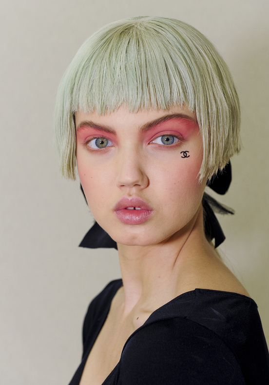 Chanel Resort 2013 Beauty: Bowl Cuts and Pink Eyeshadow - The Front Row ...