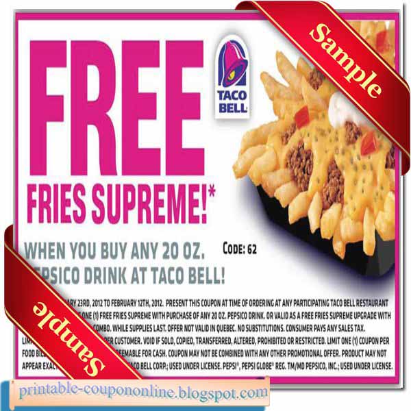 Taco bell discount coupons Save on burritos and delicious Mexican food with Qdoba Mexican Eats Deal on RetailMeNot. Hurry, December Sales end soon!