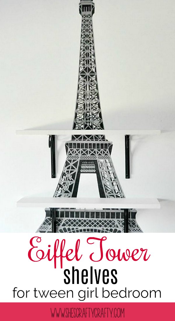 She's crafty Eiffel Tower Shelves