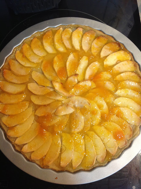 Tarta de manzana sin huevo